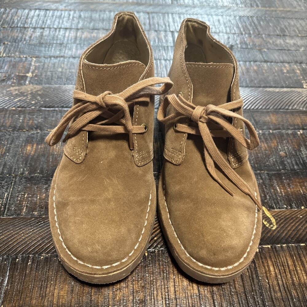 L.L Bean Stonington Tan Brown Suede Boots 7 Chukka EUC - Picture 2 of 7